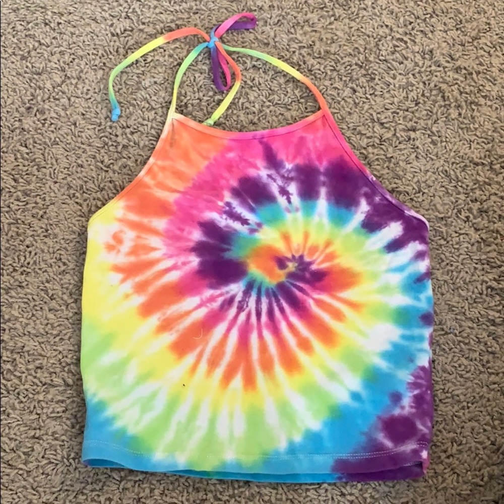 Tie dye halter top